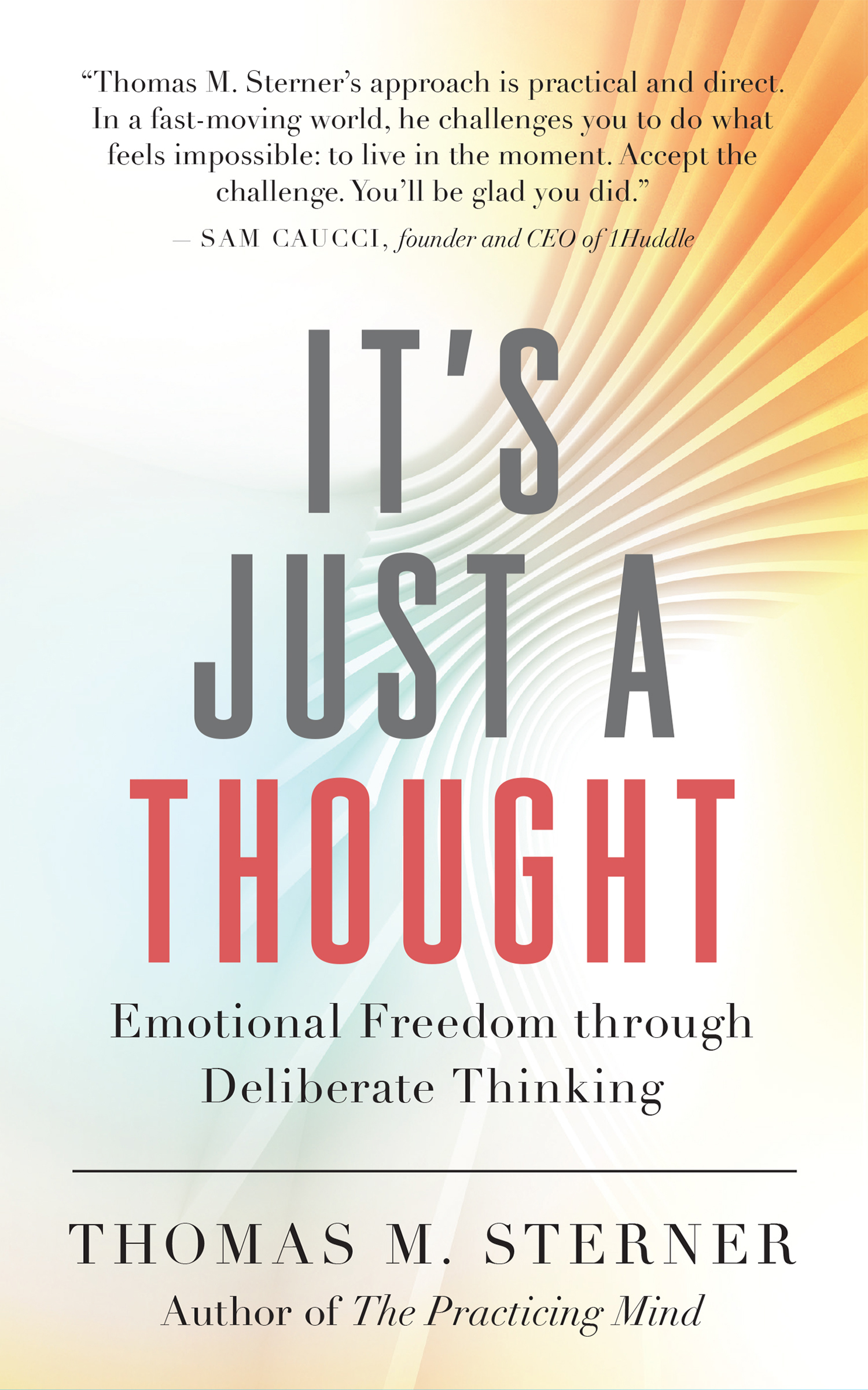 It’s Just a Thought: Emotional Freedom through Deliberate Thinking  By Tom Sterner
